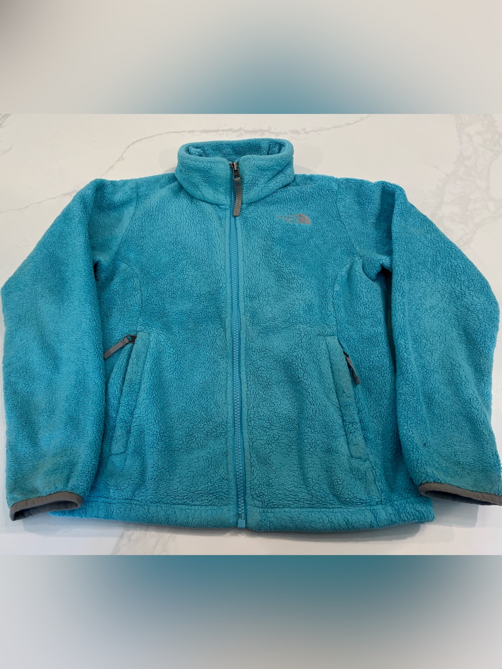 Light Blue Fleece Jacket